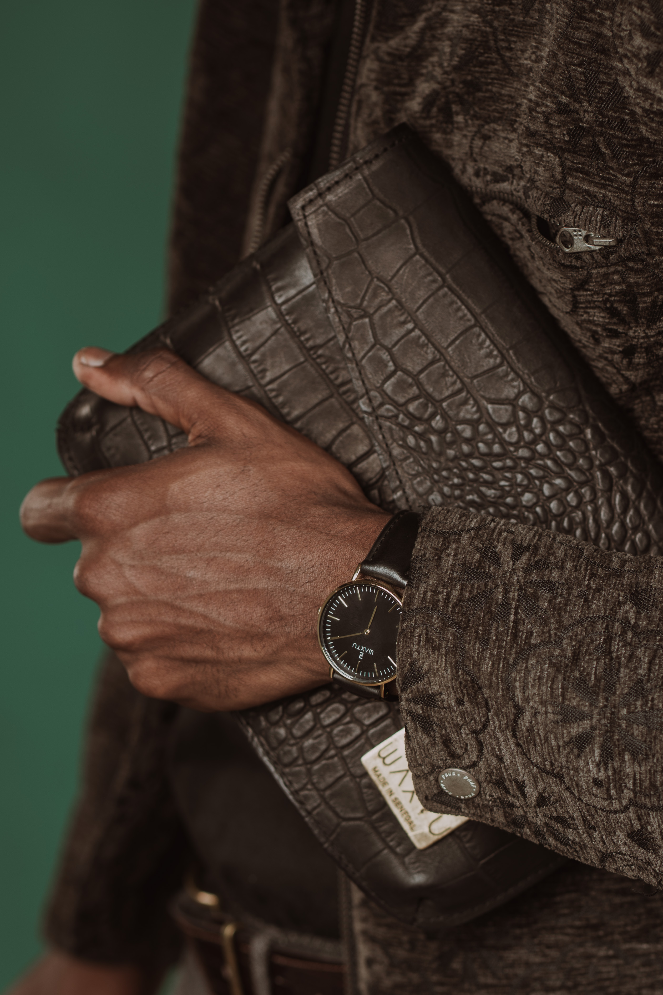 Sacoche cuir noir 